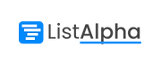 ListAlpha logo